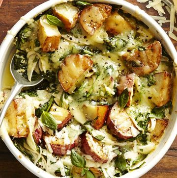 spinach and gruyère potato casserole