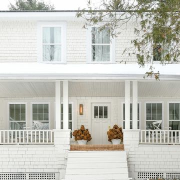 an exterior of the house renovated by leanne ford interiors
