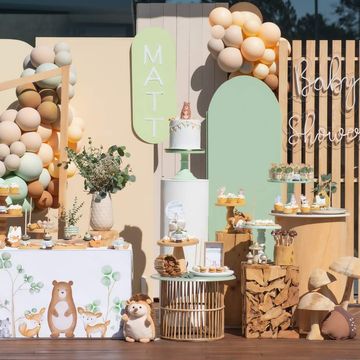 woodland themed baby shower