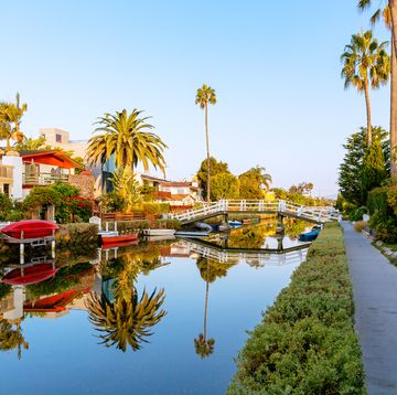 residential building along venice canals in venice, los angeles, california