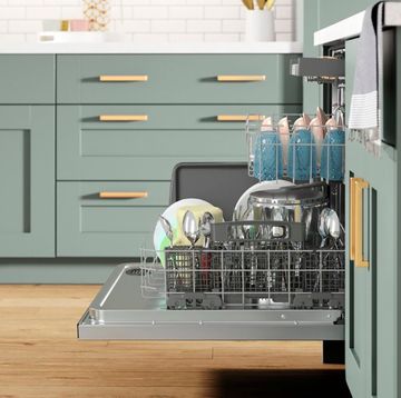 whirpool dishwasher with green cabinets